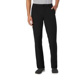 Kirkland Signature Men's 36x29 Black Cargo Tech Pants Cotton Blend